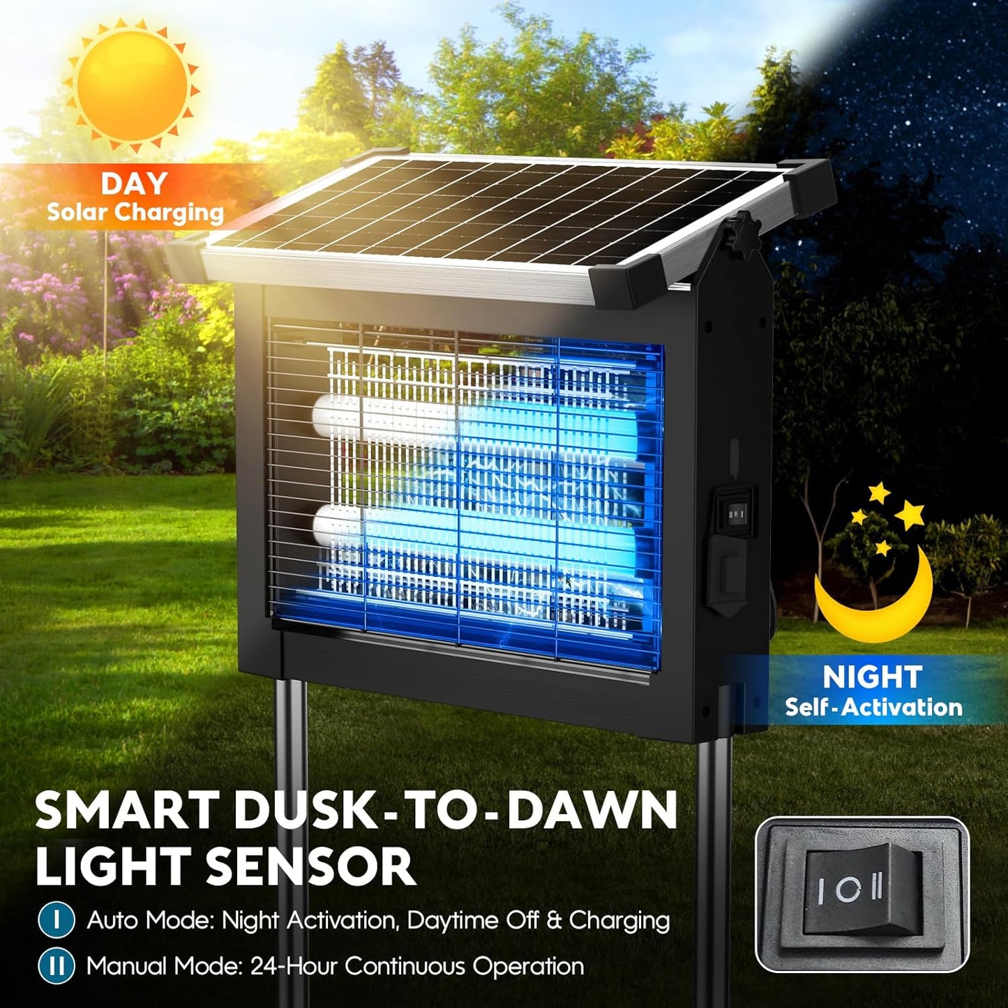 Ubilio™ - Solar Bug Zapper