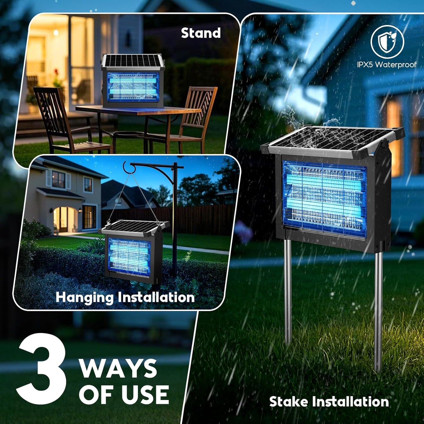 Ubilio™ - Solar Bug Zapper